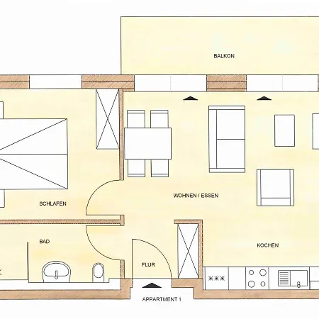Apartmenthaus Hafenspitze Ap 1 - 